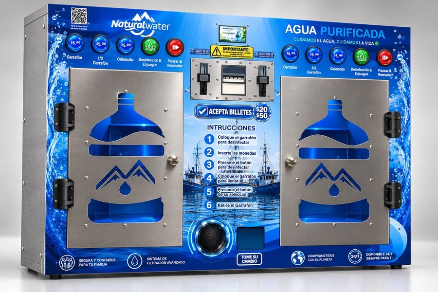 Ventana dual Natural Water